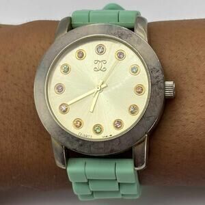 Silver & Turquoise Men's Watch